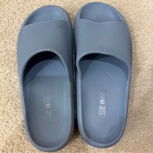 Blue Slide Sandals